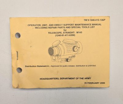 M145 Operators Manual